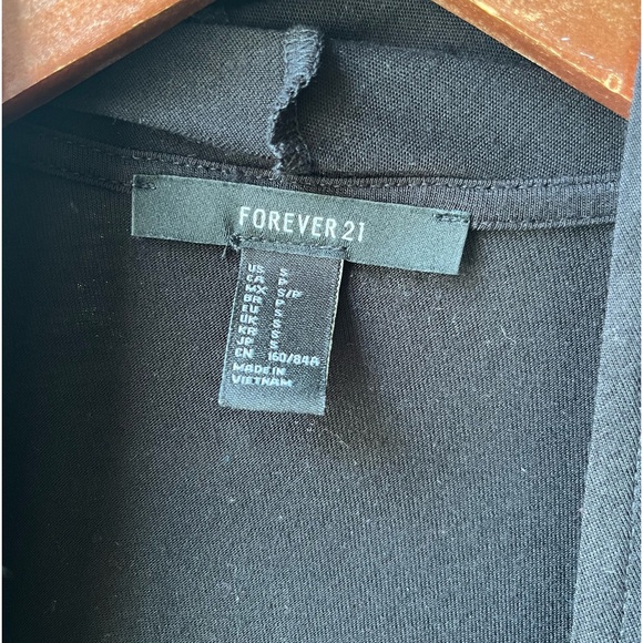 3/$25 Forever 21 black small cardigan - Picture 3 of 6